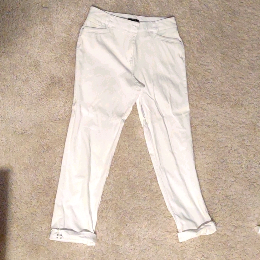 Cropped casual pants
